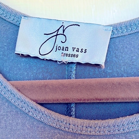 Sleeveless Dress Clay Blue Medium Like New Quality Jersey Dress Western Bohemian - Picture 7 of 7